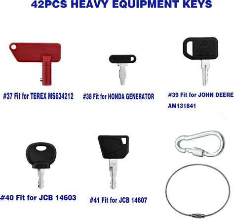 HIYANG 42 Piece Heavy Equipment Master Key Set for Cat, India | Ubuy