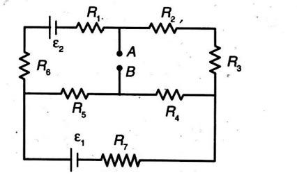 In the given circuit diagram, if ideal ammeter is connected between ...