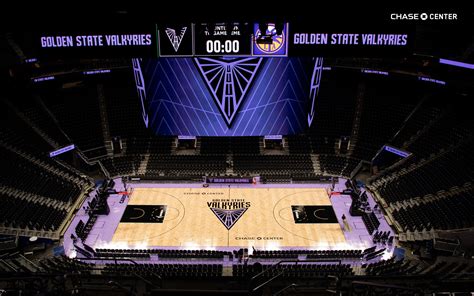 Golden State Valkyries Unveil Chase Center Court