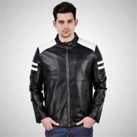 White Leather Jackets - Buy White Leather Jackets online at Best Prices ...