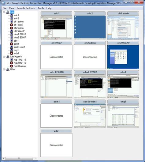 Image result for Remote Desktop Connection Manager Windows 1.0