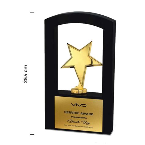 Buy Top-tier Golden Star Prestige Trophy | Presto Trophy