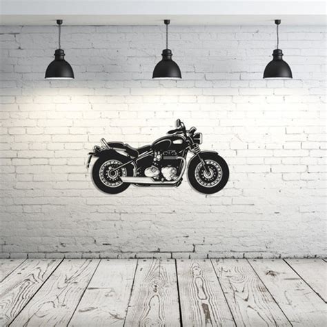 Motorcycle Metal Wall Art – oliveandgray