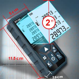 HANMATEK Laser Distance Meter 50m, Laser Distance Measure with High ...