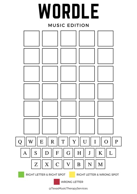 Image result for Wordle Template