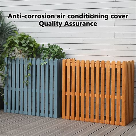 Fencing For Air Conditioning Units Wooden Air Conditioner Fence Screen