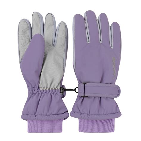 Zando Women's Waterproof Touchscreen Winter Ski Gloves, Snowboarding ...