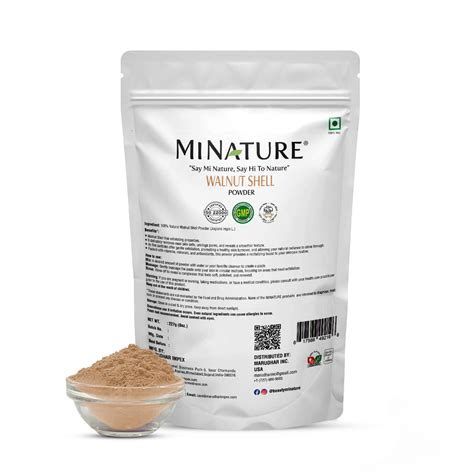 Walnut Shell Powder For Skin Exfoliation And Glow | MINATURE ...