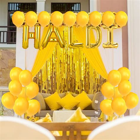 ZYOZIQUE Haldi Ceremony Decoration,Haldi Ceremony Decoration Kit,Haldi ...