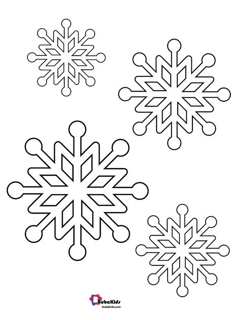 Easy Snowflake Coloring Pages Coloring Pages