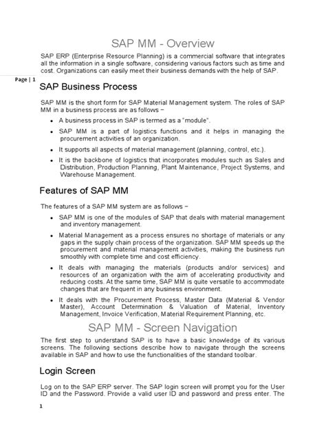 Image result for SAP mm Overview