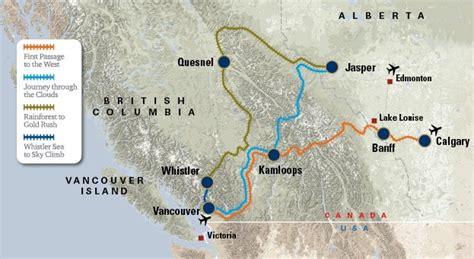 Canadian Rockies Getaway - Circle Rail Vancouver to Vancouver - Rocky ...