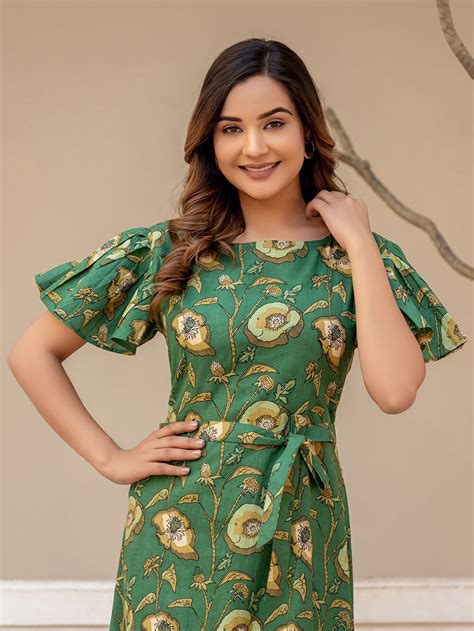 Designer Dresses for Women- Buy Block Print Dresses & Chanderi Dresses ...