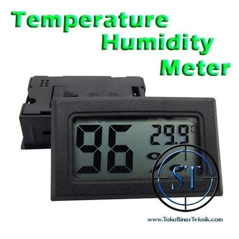 Jual Hygrometer + Thermometer LCD Digital Sensor Kelembaban Suhu ...