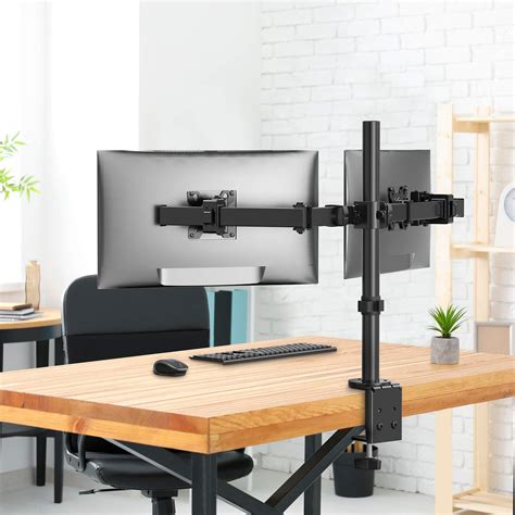 Buy ErGear Dual Monitor Stand for 13 to 32 inch, Heavy Duty Fully ...