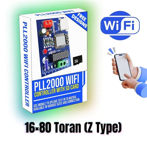 PLL2000 Wi-Fi Controller – 16×80 Toran (Z Type) With 4GB SD Card ...