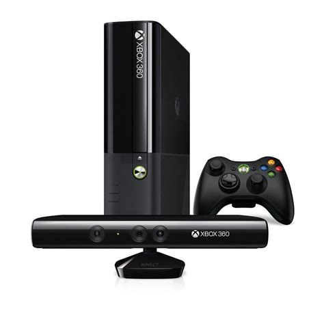 Microsoft Xbox 360 (with Kinect) E 4 GB Black - Jarir Bookstore Qatar