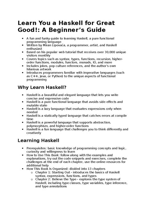 Image result for Haskell Programming Tutorial