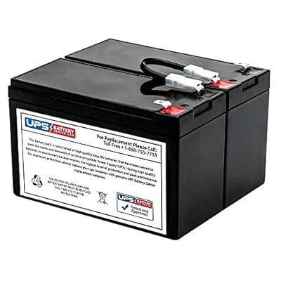 UPSBatteryCenter Replacement Battery for APC Back UPS RS 1500VA LCD ...