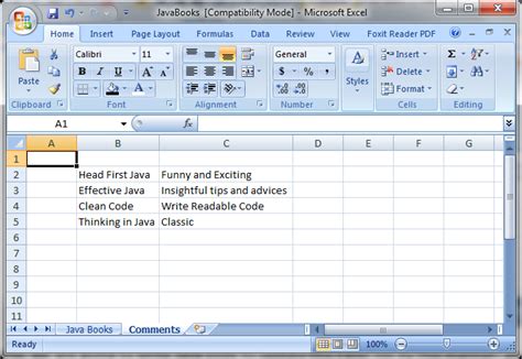 Write to Existing Excel Spreadsheet Using Java 的图像结果