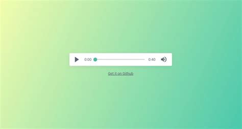 How to Style an Audio in CSS 的图像结果