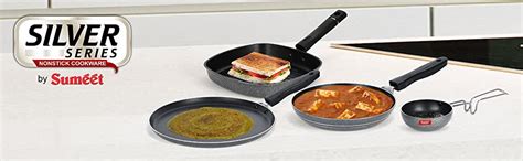 Buy SUMEET NonStick Aluminium Belt a Cookware Set (Dosa Tawa - 26.5Cm ...