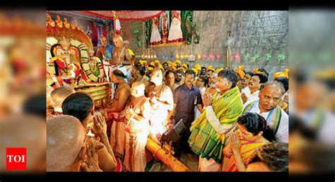 Chandrababu Naidu: Nine-day Brahmotsavams begin at Tirumala, N ...