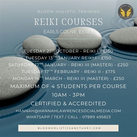 Reiki (III) Master Day Course at Foundry Barn in Earls Colne, Essex ...