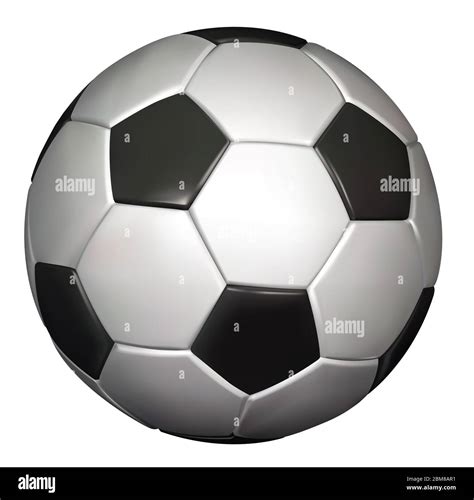 Realistic vector soccer ball. Isolated in white background Stock Photo ...