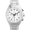 Timex Men Silver-Tone Tonneau Stainless Steel Dial Analog Watch
