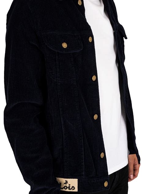 Buy Lois Jeans Men's Tejana Jumbo Corduroy Jacket, Blue Online at ...