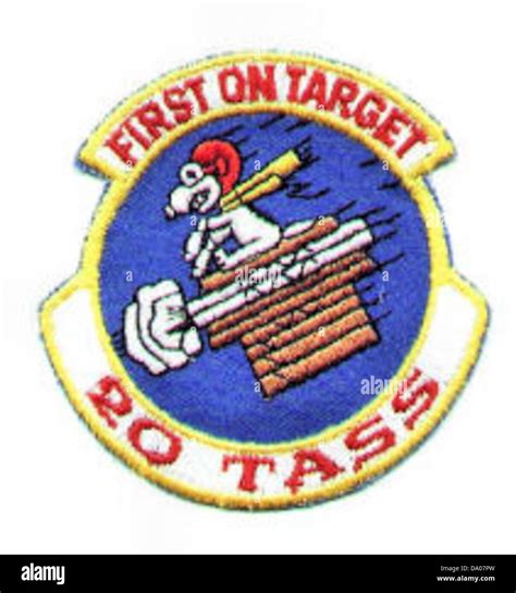 The emblem of the 20th Tactical Air Support Squadron, a unit that ...