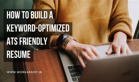 How To Build A Keyword Optimized Ats Friendly Resume