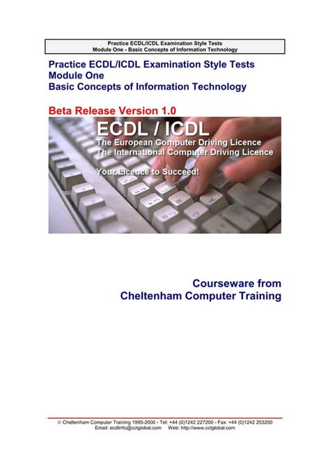 Image result for ICDL Module 1