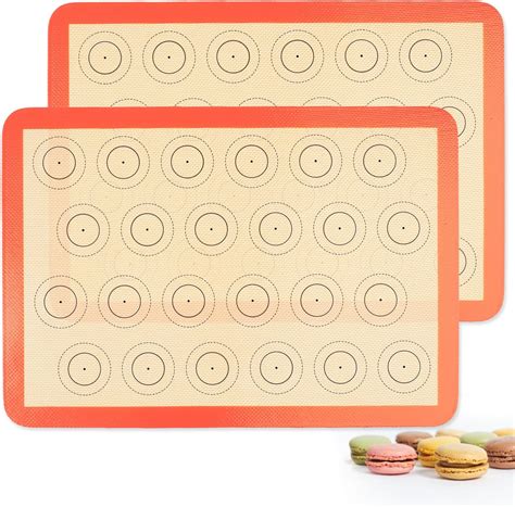 Amazon.com: Silicone Baking Mat Sheets Set, Easy Clean &Non-Stick Food ...