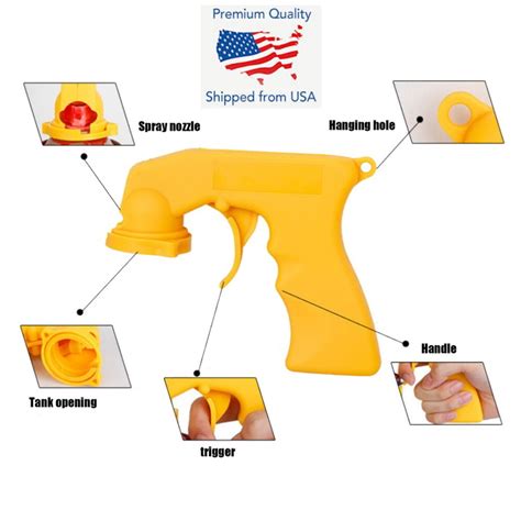 Spray Adaptor Aerosol Paint Spray Gun Handle Full | Ubuy India