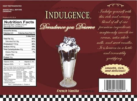 Mind over Milkshake Labels | Mind and Body Lab