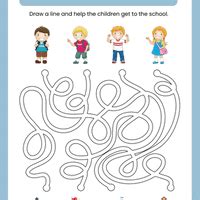 Puzzle: Back to School - Puzzles, Riddles and Mazes for Kids - Class 1 ...