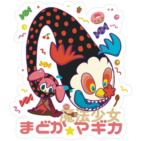 "Madoka Magica : Dessert Witch Charlotte " Sticker for Sale by maisgeek ...