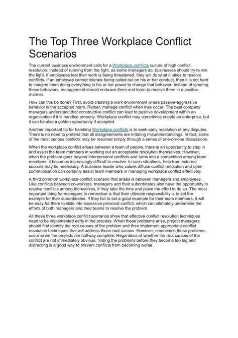 Image result for Conflict Resolution Role Play Examples