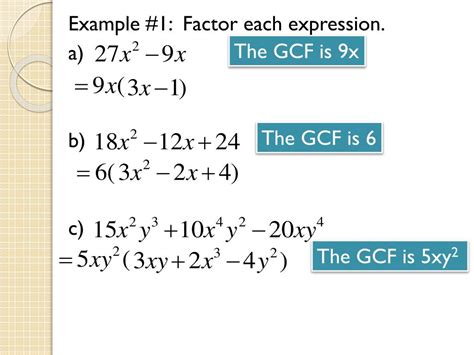Factoring Using GCF Solver 的图像结果
