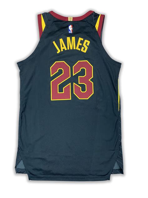 Lot Detail - LeBron James 2017-18 Cleveland Cavaliers Issued Black ...