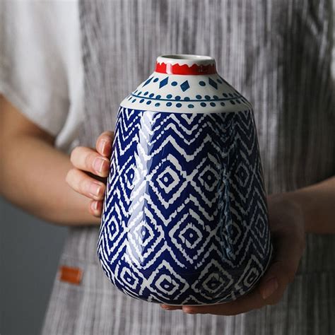 Entrancing Wool Textured Ceramic Vases