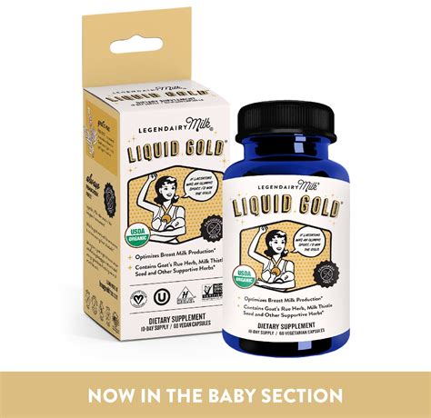 Legendairy Milk Liquid Gold, Breastfeeding Lactation Supplement ...