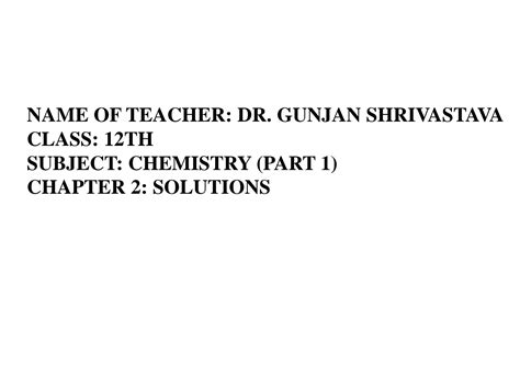 Image result for Solutions Class 12th Quick Revision