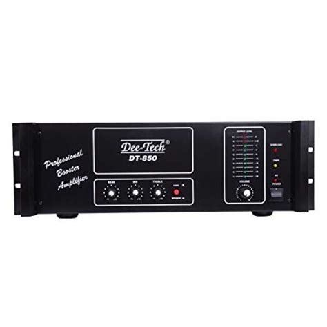 Dee Tech DT-850 850W DJ Booster Amplifier Price in India, Specs ...