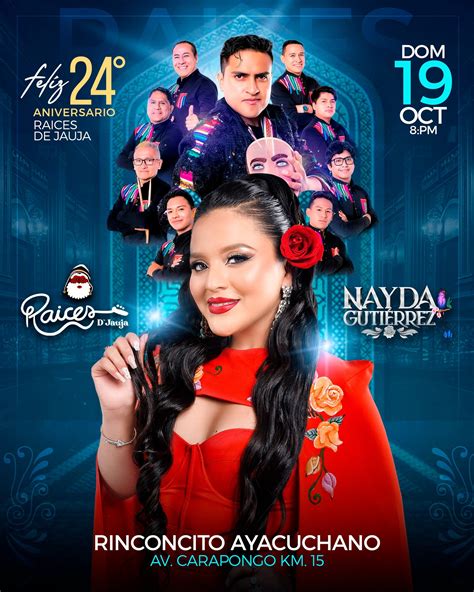 Nayda - 💐 L I M A 💐 Hoy cantamos con el corazón en el gran Aniversario ...