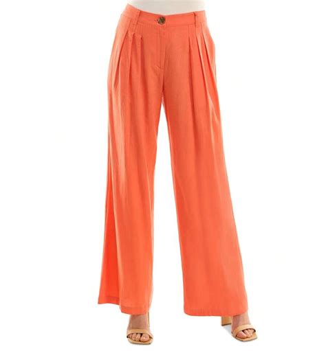 Juniors' High-Rise Pleat-Front Wide-Leg Pants | SHEIN USA