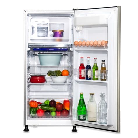 Kelvinator 190 litres Single Door Refrigerator, Silver Grey KRD-A210SGG