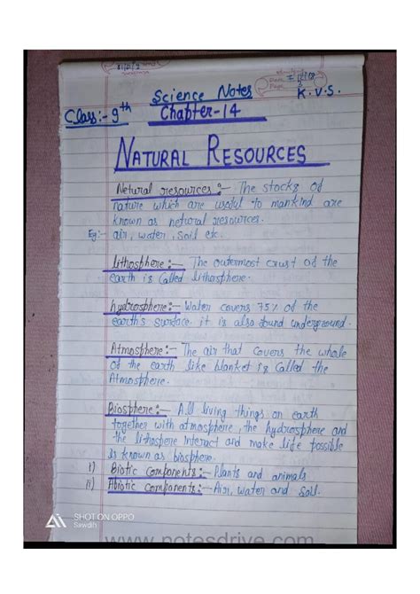 9th Class Science Notes 的图像结果